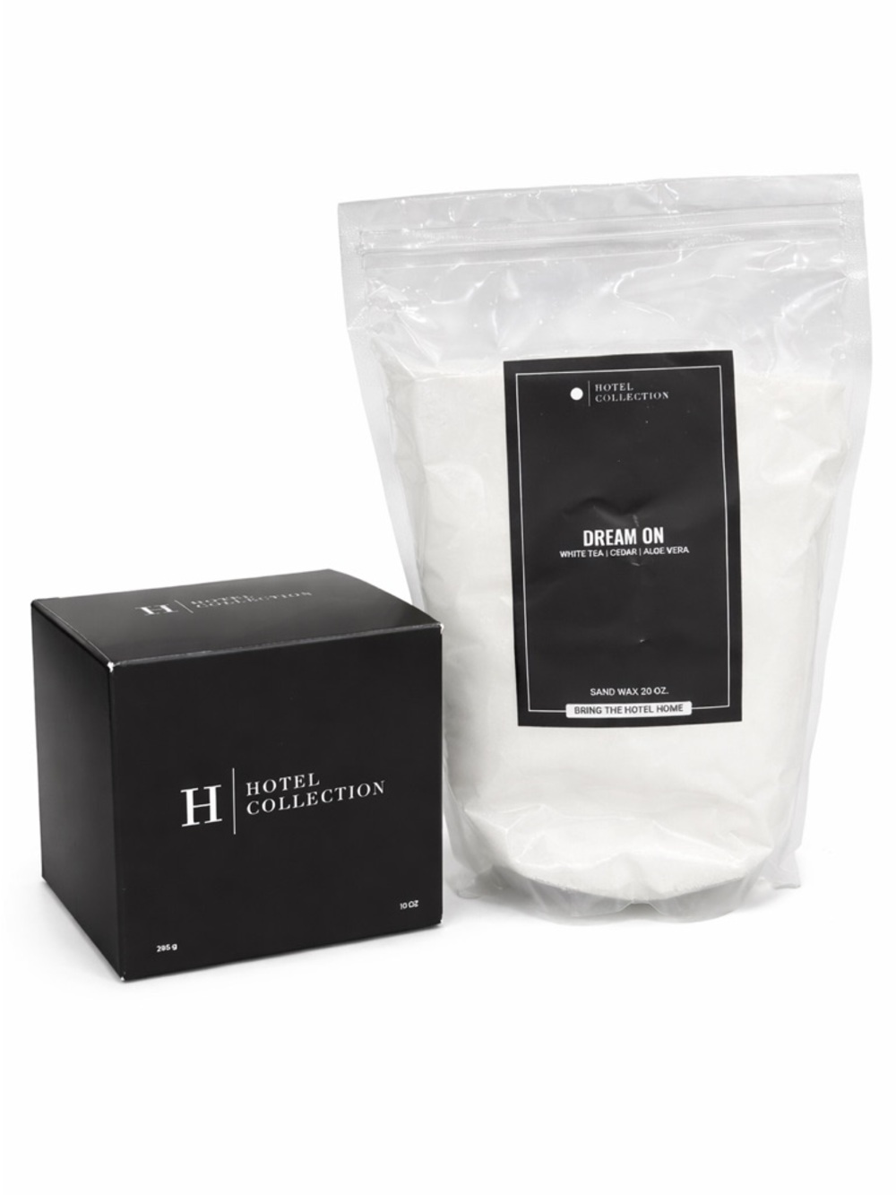 Hotel Collection 'Dream On' Sand Wax and Petit Cermanic Candle Set NIB Dream On